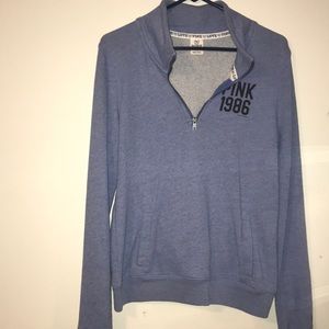 PINK 1/4 zip long sleeve